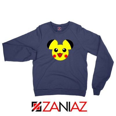 Buy Pikachu Mickey Navy Blue Sweater