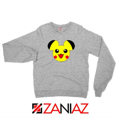 Buy Pikachu Mickey Sport Grey Sweater