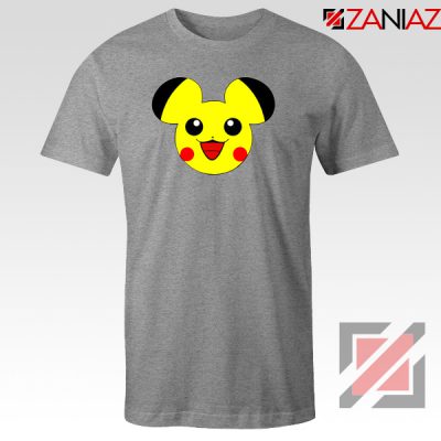 Buy Pikachu Mickey Sport Grey Tshirt