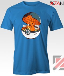 Charmander Pokemon Go Blue Tshirt
