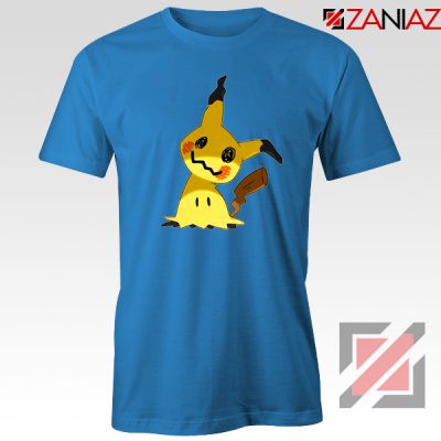 Cute Mimikyu Pikachu Blue Tshirt