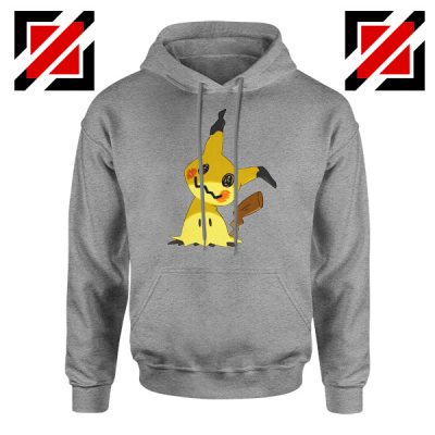 Cute Mimikyu Pikachu Sport Grey Hoodie