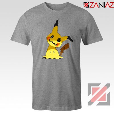 Cute Mimikyu Pikachu Sport Grey Tshirt