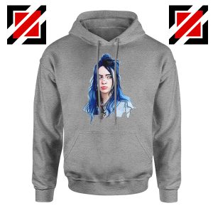 Eilish American Singer Sport Grey Hoodie