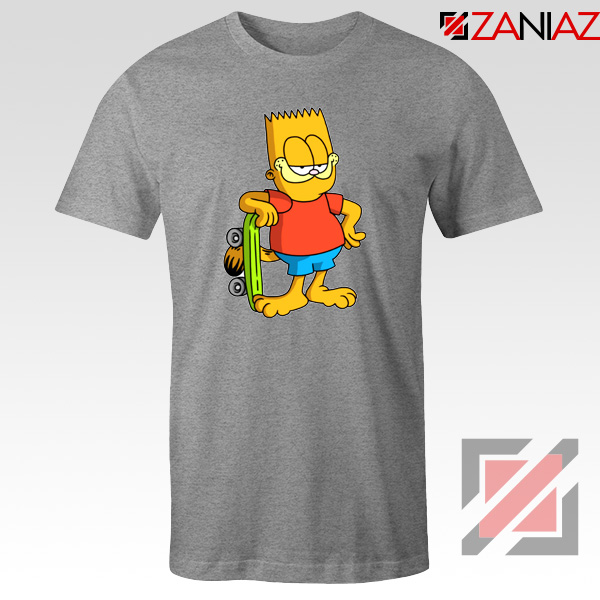 Garfield Simpson Grey Tshirt
