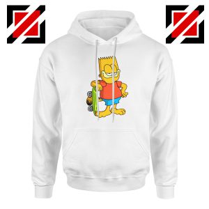 Garfield Simpson White Hoodie