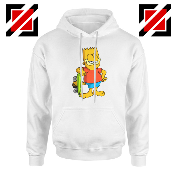 Garfield Simpson White Hoodie
