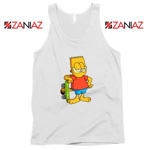 Garfield Simpson White Tank Top