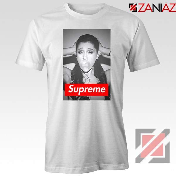 Cheap Graphic Ariana Grande Supreme Parody Tshirt - USA Apparel