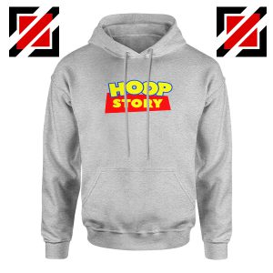 Hoop Story Funny Sport Grey Hoodie