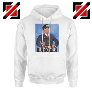 IL Douche Trump White Hoodie