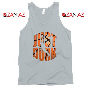Just Dunk It Basketball Sport Grey Tank Top