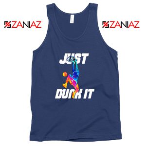 Just Dunk It Slam Dunk Navy Blue Tank Top