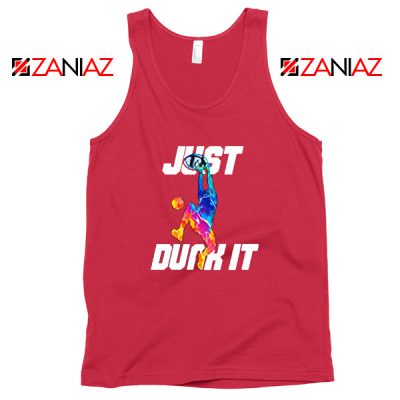 Just Dunk It Slam Dunk Red Tank Top