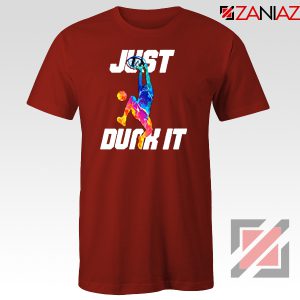 Just Dunk It Slam Dunk Red Tshirt