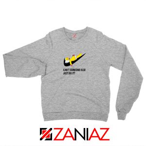 Lazy Homer Simpson Grey Sweatshirt