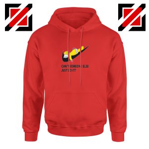 Lazy Homer Simpson Red Hoodie