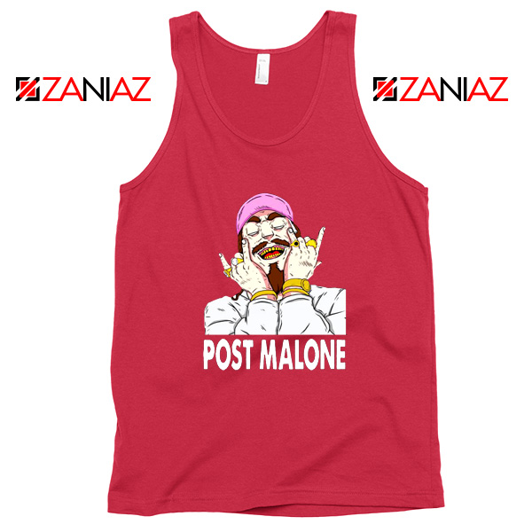 Post Malone 2020 Red Tank Top
