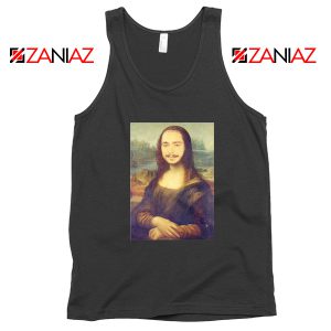 Post Malone Parody Monalisa Black Tank Top