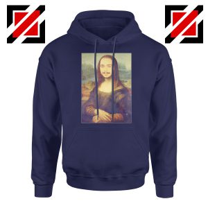 Post Malone Parody Monalisa Navy Hoodie