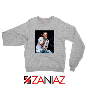 Post Malone Rapper Grey Sweater