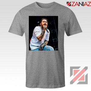 Post Malone Rapper Grey Tee Shirt