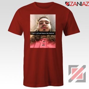 Post Malone Singer Red Tee Shirt