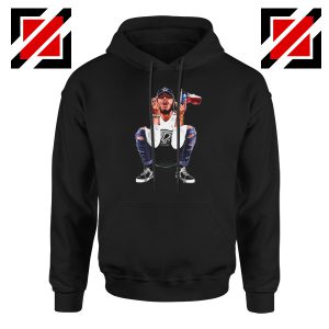 Post Malone White Iverson Black Hoodie