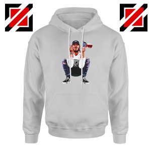 Post Malone White Iverson Grey Hoodie