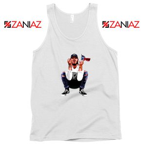 Post Malone White Iverson White Tank Top