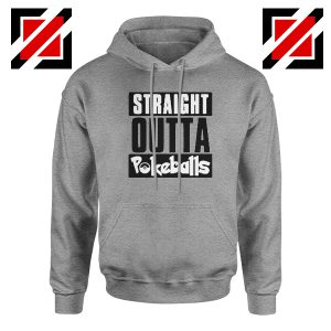Straight Outta Pokeballs Sport Grey Hoodie