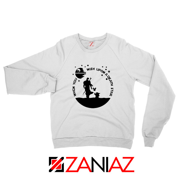 The Mandalorian and Baby Yoda White Sweater