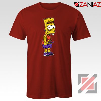 The Scary Bart Red Tee Shirt