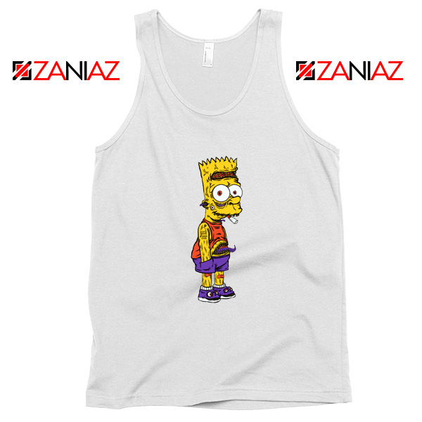 The Scary Bart White Tank Top