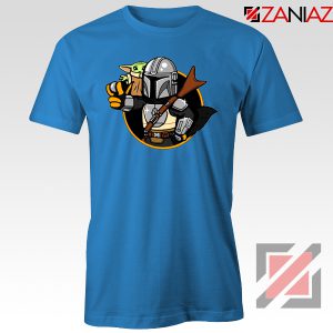 Vault Mando and Child Blue Tshirt