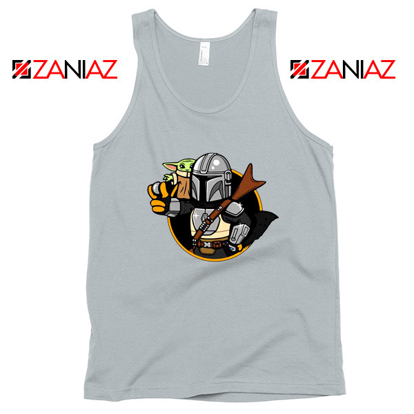 Vault Mando and Child Sport Grey Tank Top