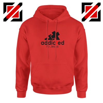 Addicted To Jesus Red Hoodie