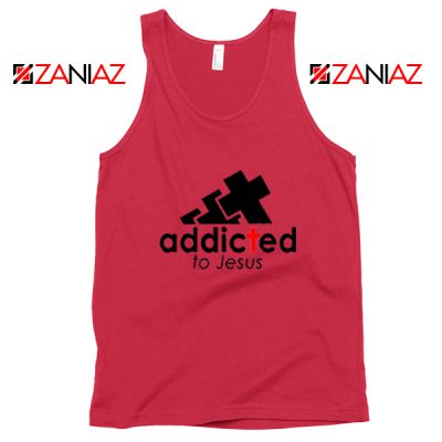 Addicted To Jesus Red Tank Top