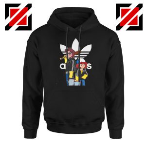 Adidas Parody Stranger Things Black Hoodie
