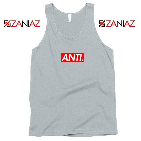 Anti Rihanna Albumn Sport Grey Tank Top
