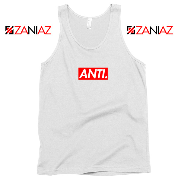 Anti Rihanna Albumn White Tank Top
