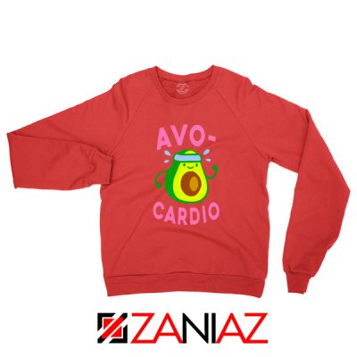 Avocardio Exercise Red Sweatshirt