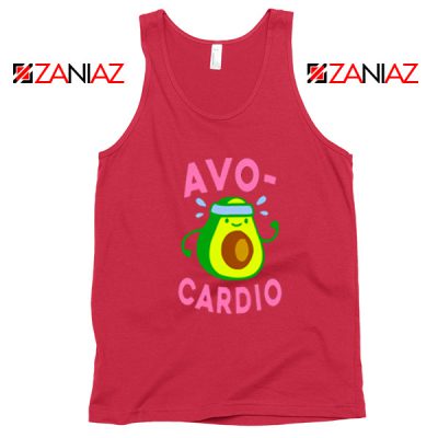 Avocardio Exercise Red Tank Top