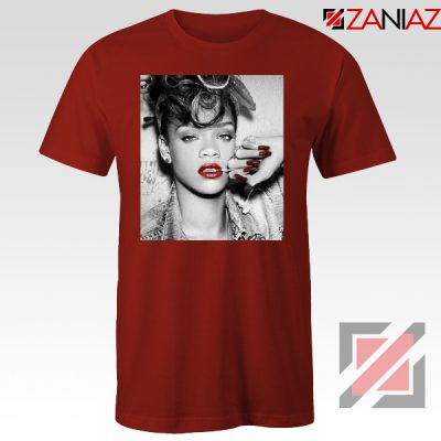 Best Rihanna Pop Singer Red Tshirt