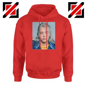 Billie Eilish Girl Star Red Hoodie