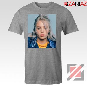 Billie Eilish Girl Star Sport Grey Tshirt