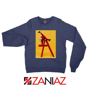 Billie Eilish Tour Navy Blue Sweater