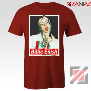 Billie Eilish Womens Red Tshirt