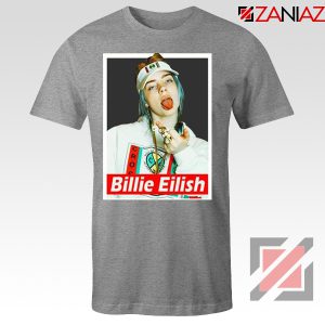 Billie Eilish Womens Sport Grey Tshirt