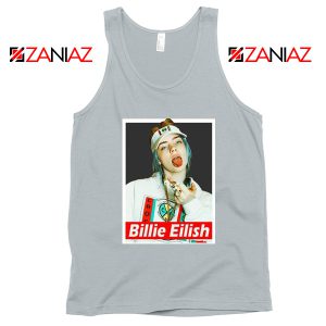 Billie Eilish Womens Sport grey Tank Top